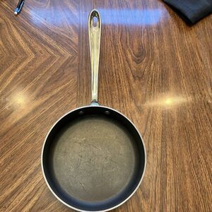 All-Clad Stainless Steel Fry Sauté Pan  Skillet 8" Wide Non Stick READ